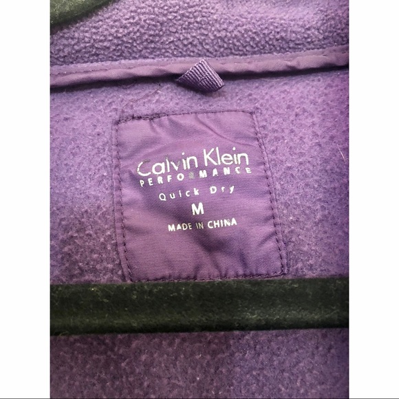 Calvin Klein Performance Quick Dry Zip-Up - Picture 4 of 4